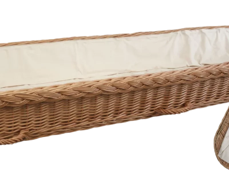 wicker coffin for direct funerals